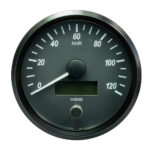 VDO SINGLEVIU 100MM (4") SPEEDOMETER - 120 KM/H