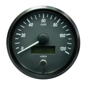 VDO SINGLEVIU 100MM (4") SPEEDOMETER - 120 KM/H