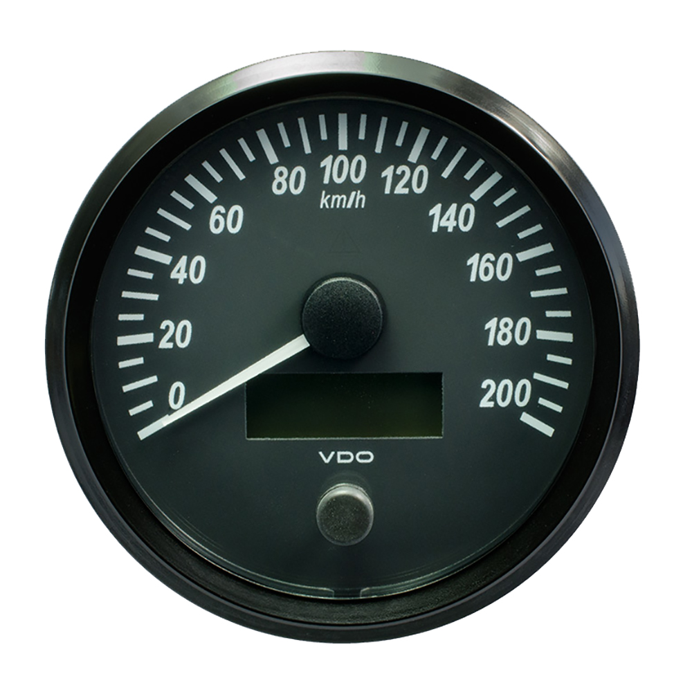 VDO SINGLEVIU 100MM (4") SPEEDOMETER - 140 MPH