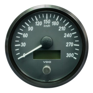 VDO SINGLEVIU 100MM (4") SPEEDOMETER - 300 KM/H