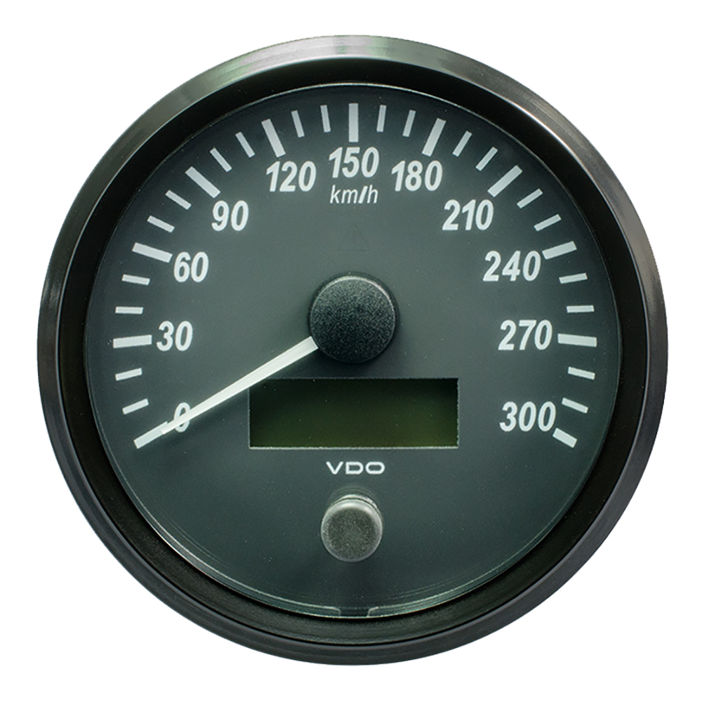 VDO SINGLEVIU 100MM (4") SPEEDOMETER - 300 KM/H
