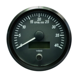 VDO SINGLEVIU 100MM (4") TACHOMETER - 4000 RPM