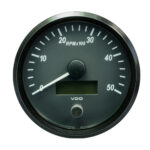 VDO SINGLEVIU 100MM (4") TACHOMETER - 5000 RPM