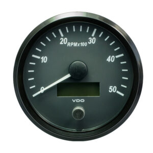VDO SINGLEVIU 100MM (4") TACHOMETER - 5000 RPM