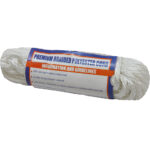 SEA DOG SOLID BRAID POLYESTER CORD HANK 3/16" X 50' WHITE