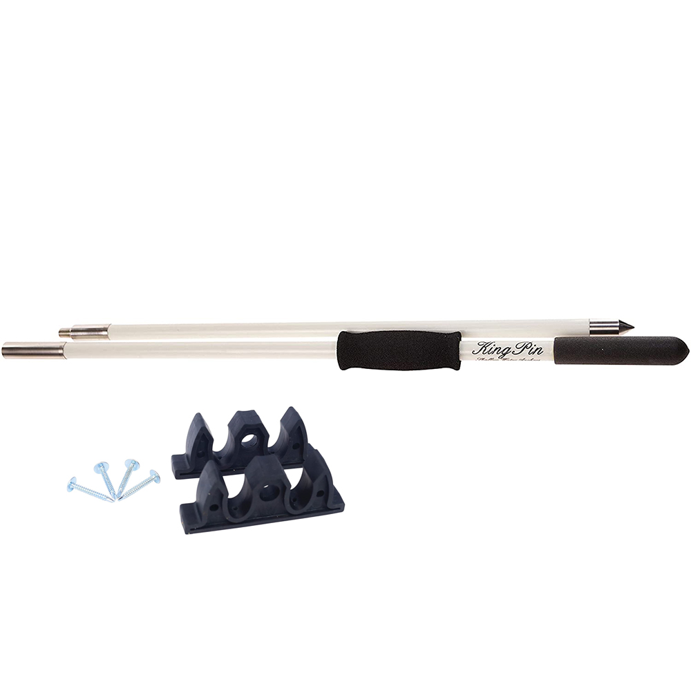 PANTHER 10' KING PIN POLE 2PC WHITE