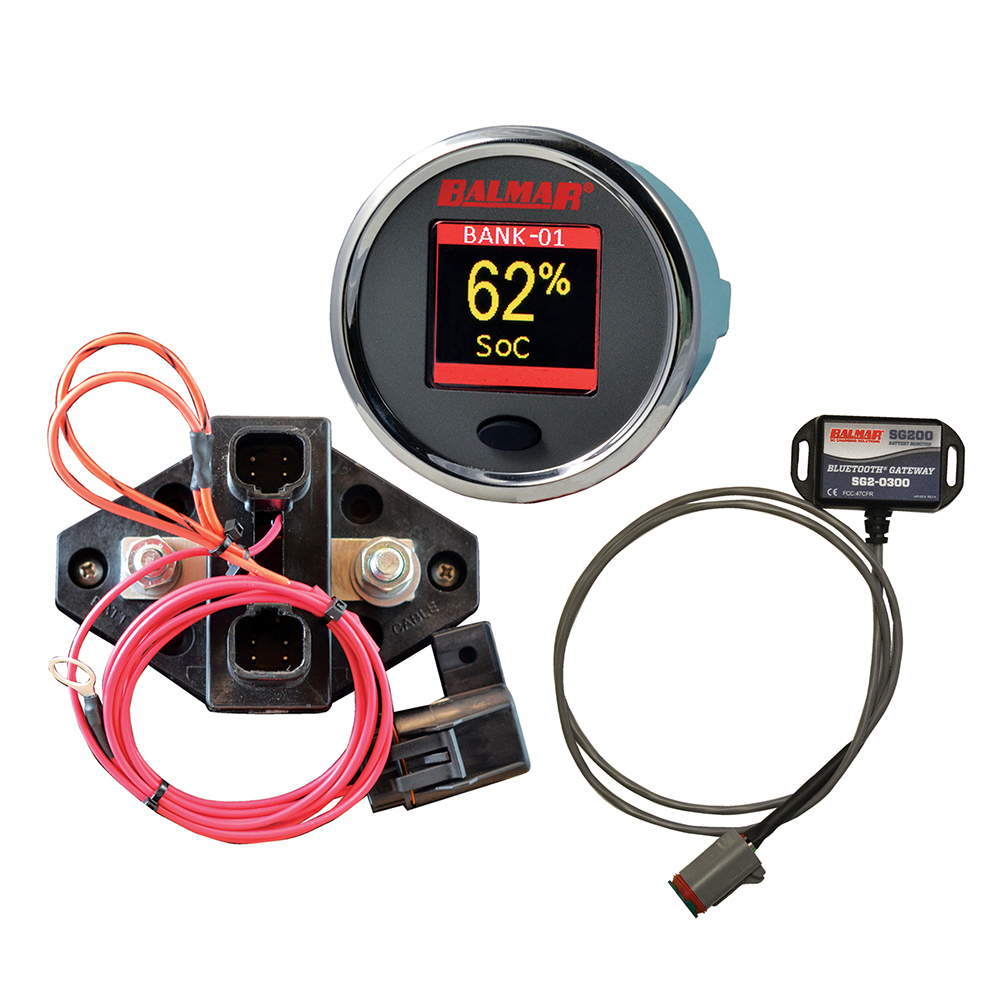BALMAR SG210 BATTERY MONITOR KIT W/ DISPLAY SHUNT GATEWAY
