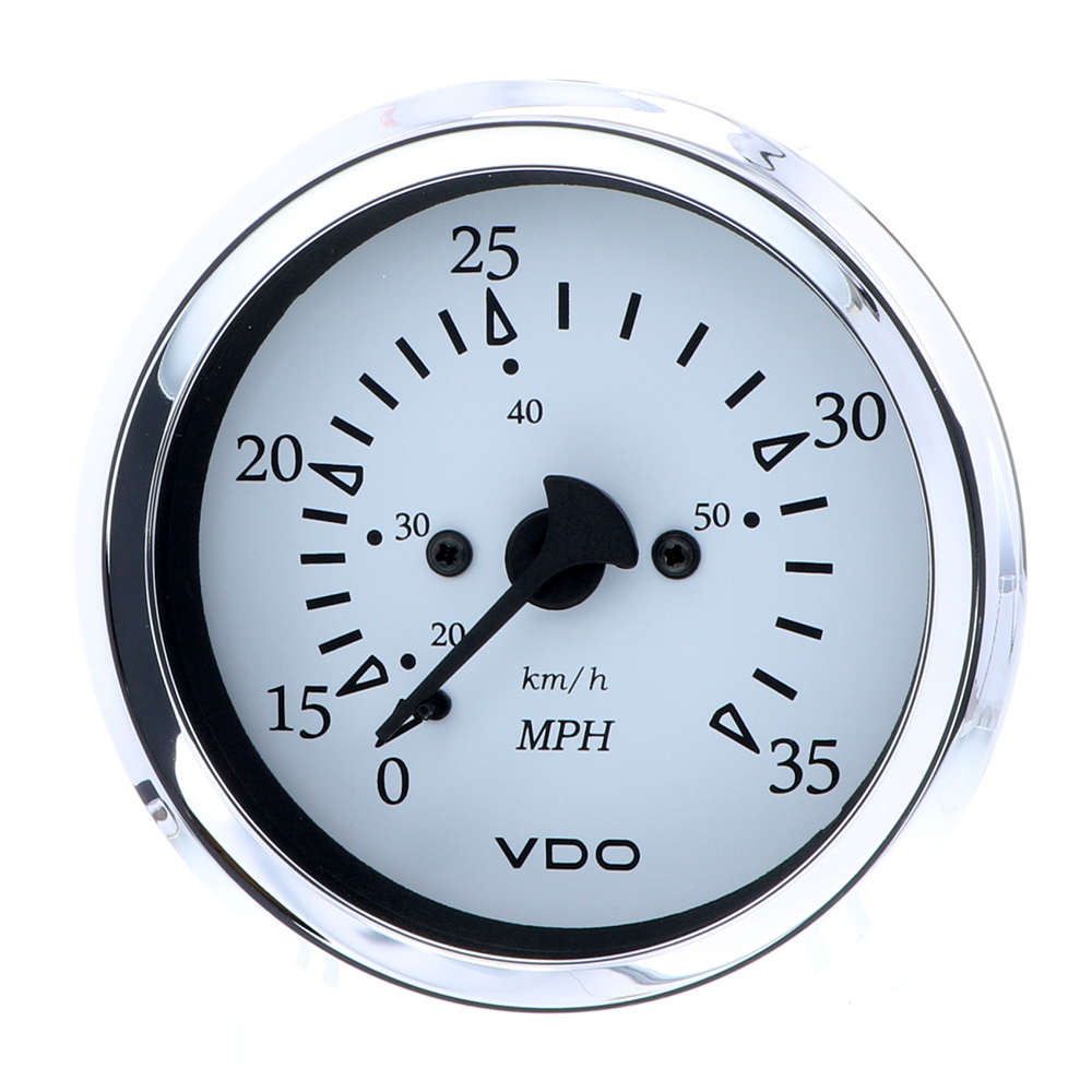 VDO COCKPIT MARINE 85MM (3-3/8") PITOT SPEEDOMETER