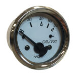 VDO COCKPIT MARINE 52MM (2-1/16") OIL PRESSURE GAUGE