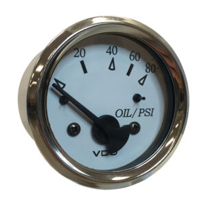 VDO COCKPIT MARINE 52MM (2-1/16") OIL PRESSURE GAUGE