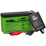VEXILAR 12 VOLT LITHIUM ION  BATTERY AND CHARGER