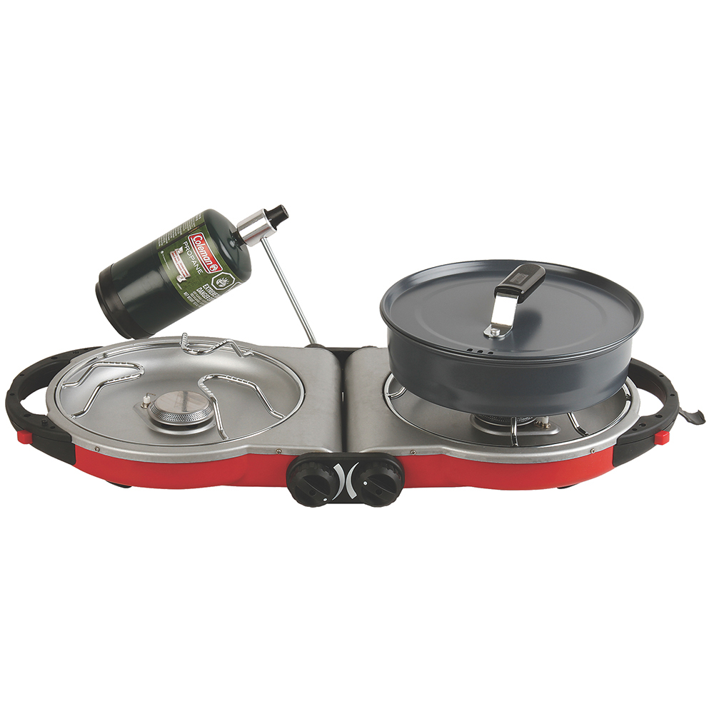 COLEMAN PERFECTFLOW FOLD N GO 2 BURNER STOVE - Image 3