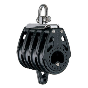 HARKEN 57MM QUAD BLOCK SWIVEL, CENTER BECKET