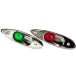 WHITECAP FLUSH MOUNT LED SIDELIGHT 304 SS (PAIR)