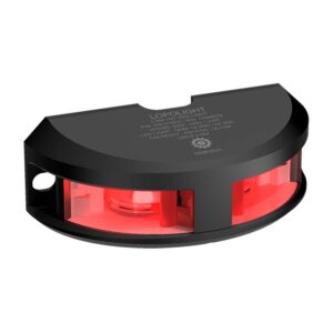 LOPOLIGHT 180 DEGREE RED NAV LIGHT 2NM 0.7M CABLE