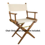 WHITECAP TEAK DIRECTOR'S CHAIR W/O SEAT COVERS