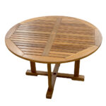 WHITECAP TEAK ROUND DINING TABLE