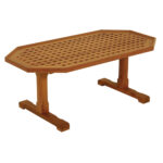 WHITECAP TEAK COFFEE GRATE TABLE