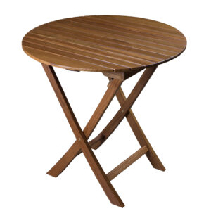 WHITECAP TEAK ROUND SLAT TABLE