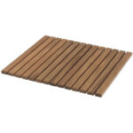 WHITECAP TEAK ROLL-UP SHOWER MAT
