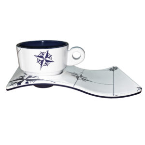 MARINE BUSINESS NORTHWIND ESPRESSO CUP & PLATE SET OF 6
