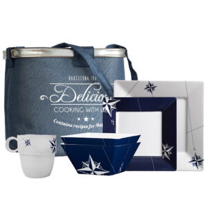 MARINE BUSINESS NORTHWIND 24 PIECE SQUARE TABLEWARE SET &