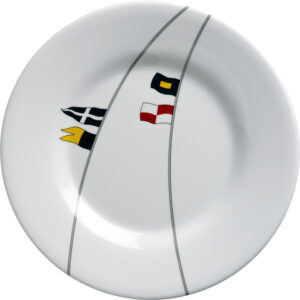 MARINE BUSINESS REGATA DESSERT PLATE ROUND 7" SET OF 6