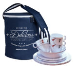 MARINE BUSINESS REGATA 24 PIECE TABLEWARE SET & BASKET