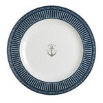 MARINE BUSINESS SAILOR SOUL  FLAT PLATE 10" SET OF 6