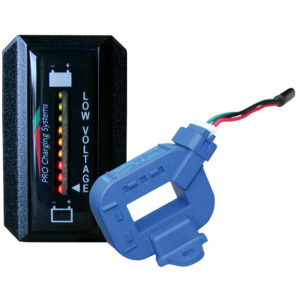 DUAL PRO LITHIUM BATTERY GAUGE RECTANGLE VERTICAL DISPLAY