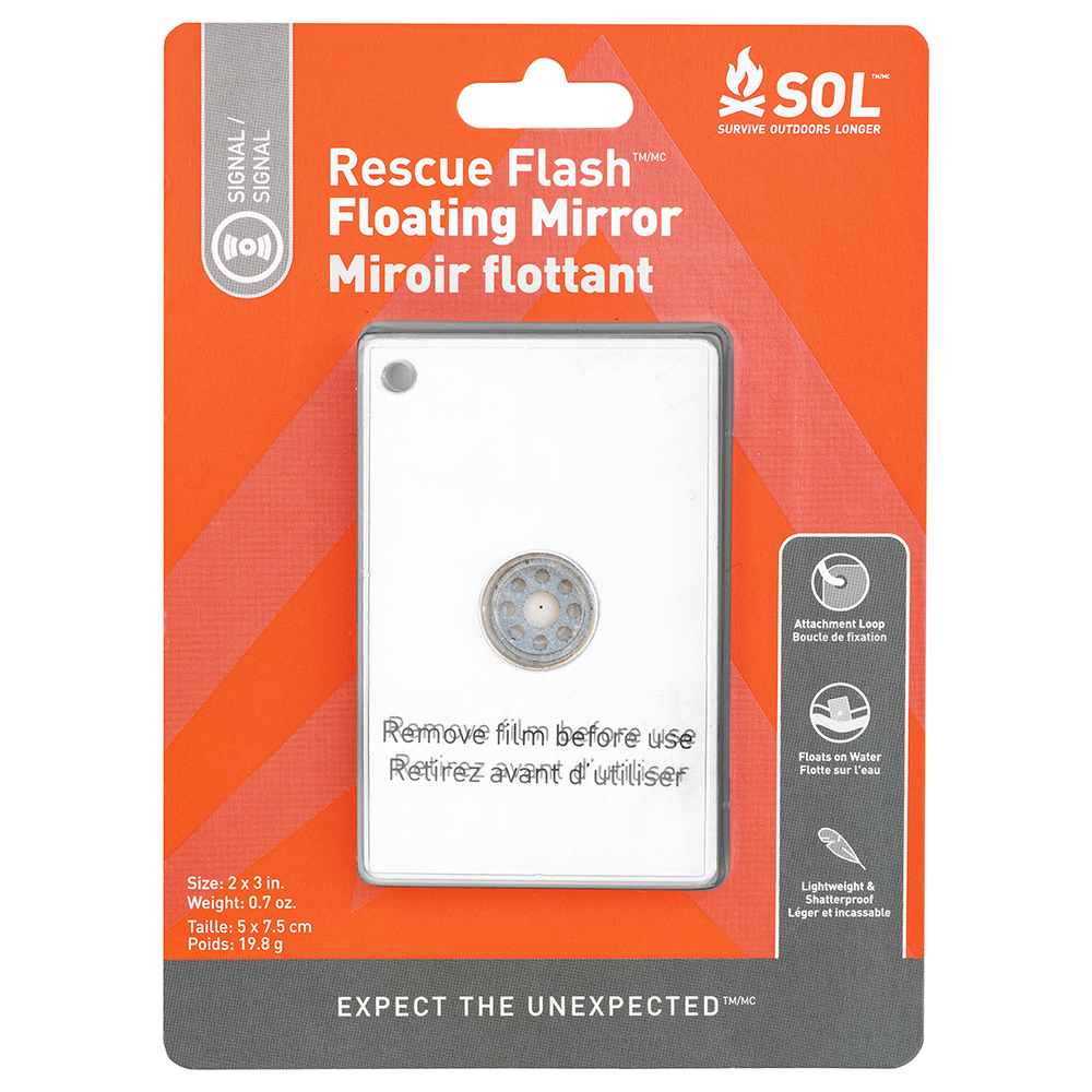 SURVIVE OUTDOOR LONGER RESCUE FLASH FLOATING MIRROR