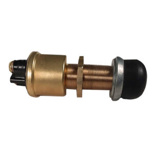 RARITAN HEAVY DUTY PUSH BUTTON SWITCH - BRASS