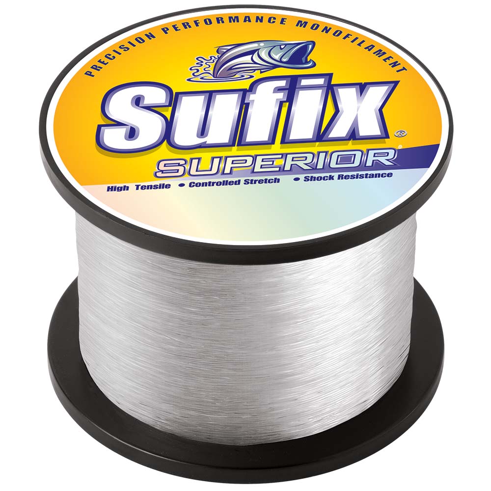 SUFIX SUPERIOR 80LB 2890YDS CLEAR MONOFILAMENT