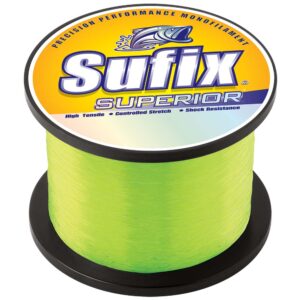 SUFIX SUPERIOR 30LB 450YDS HI-VIS YELLOW MONOFILAMENT