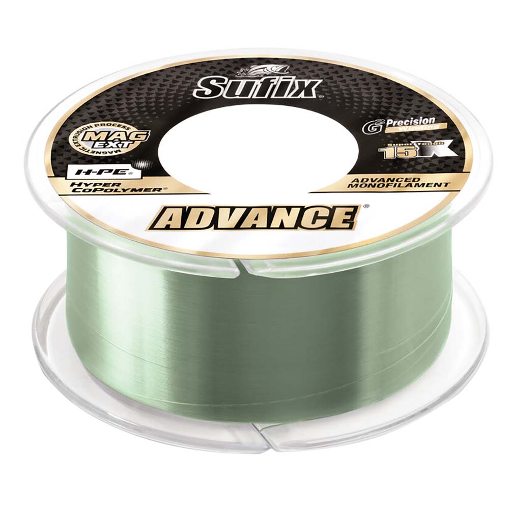 SUFIX ADVANCE MONOFILAMENT 12LB LOW-VIS GREEN 330YDS