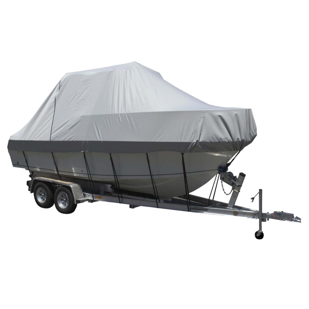 CARVER SUN-DURA SPECIALTY BOAT COVER F/ 23.5' WALK AROUND