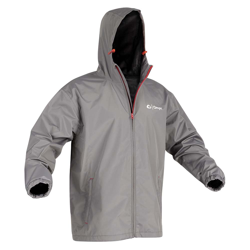 ONYX ESSENTIALS RAIN JACKET 2X-LARGE - GRAY