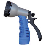 HOSECOIL RUBBER TIP NOZZLE W/9 PATTERN ADJUSTABLE SPRAY HEAD