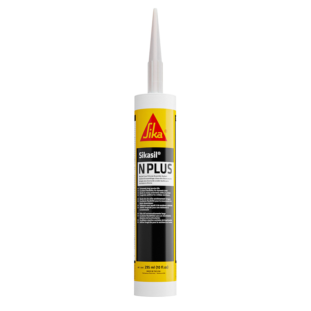 SIKA SIKASIL N PLUS WHITE 10 OZ WITH NOZZLE