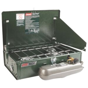 COLEMAN DUAL FUEL 2 BURNER STOVE