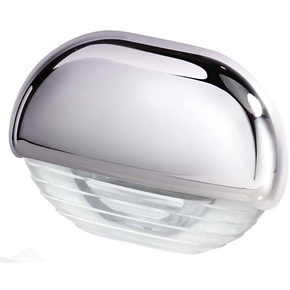 HELLA EASY FIT STEP LAMP WHITE CHROME CAP