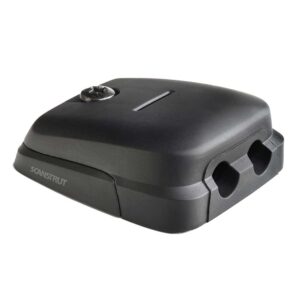 SCANSTRUT HORIZONTAL DOUBLE  CABLE SEAL BLACK