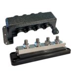 VICTRON BUSBAR 600A 4P & COVER 4X 3/8" PLUS 4X M8 TERMINALS