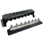 VICTRON BUSBAR 600A 8P & COVER 8X 3/8" PLUS 8X M8 TERMINALS