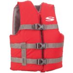 STEARNS CLASSIC YOUTH LIFE JACKET RED 50-90 LBS