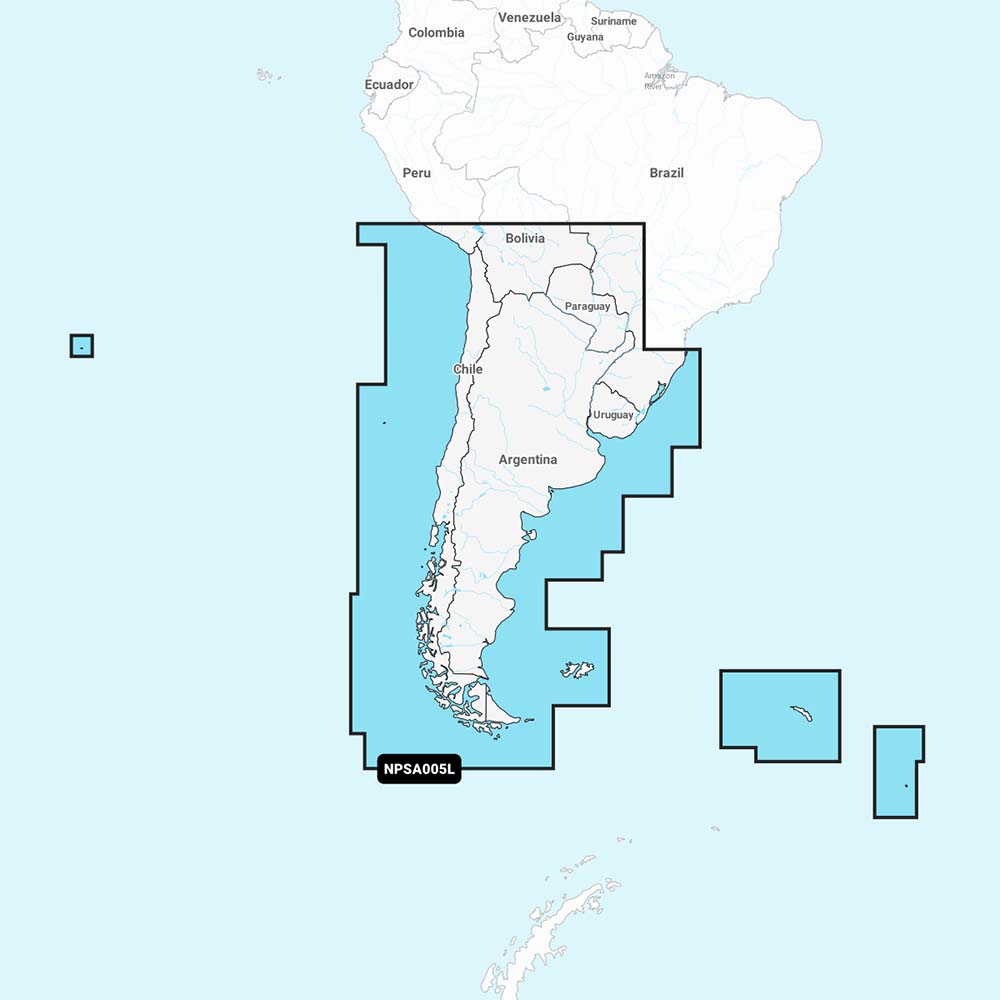 NAVIONICS PLATINUM+ NPSA005L CHILE, ARGENTINA & EASTER ISL