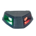 PERKO 12V LED BICOLOR   NAVIGATION LIGHT BLACK