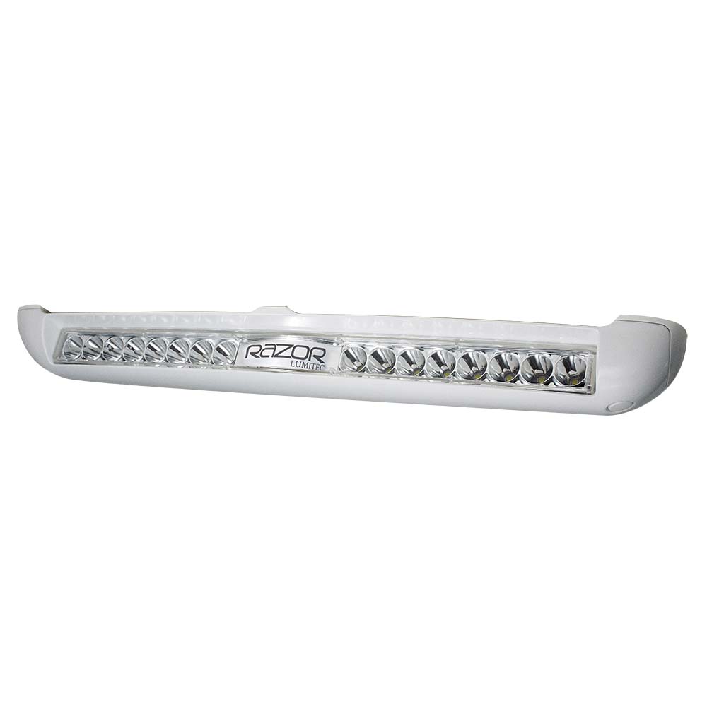 LUMITEC RAZOR LIGHT BAR SPOT WHITE WITH INVERTED LOGO