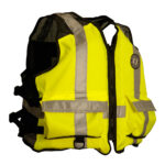 MUSTANG HIGH VISIBILITY INDUSTRIAL MESH VEST L/XL