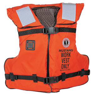 MUSTANG TYPE III/V WORK VEST ORANGE